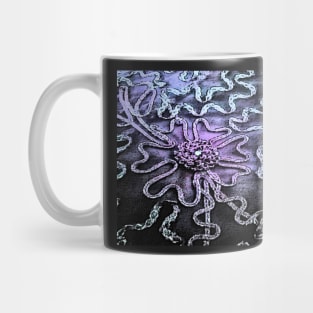 Purple flower in view Mug